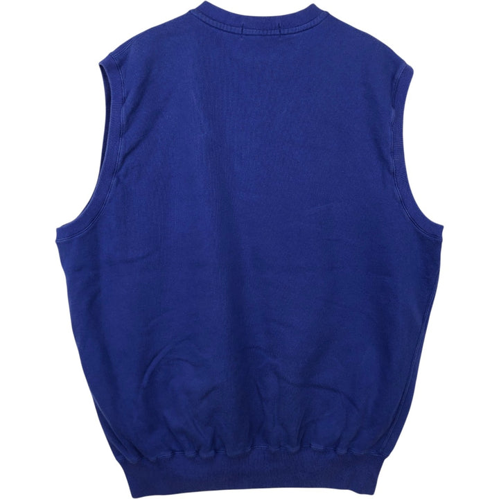 Ralph Lauren POLO by Ralph Lauren V-neck sweat vest, men's size L cotton blue type Vintage Second Hand