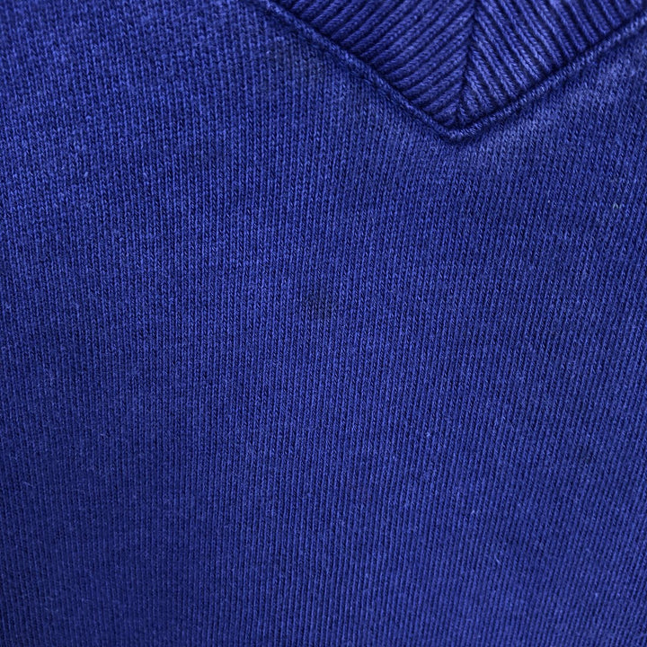 Ralph Lauren POLO by Ralph Lauren V-neck sweat vest, men's size L cotton blue type Vintage Second Hand