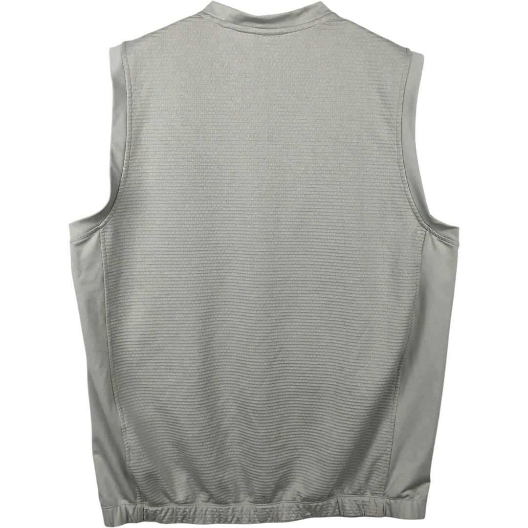 Nike Golf V-Neck Vest, Men's Size L (approx.) polyester gray type Vintage Second Hand