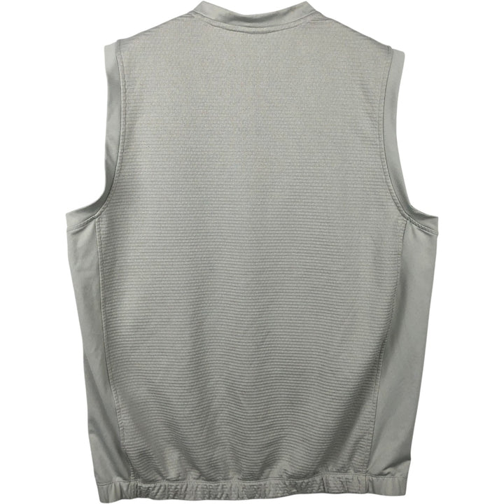 Nike Golf V-Neck Vest, Men's Size L (approx.) polyester gray type Vintage Second Hand