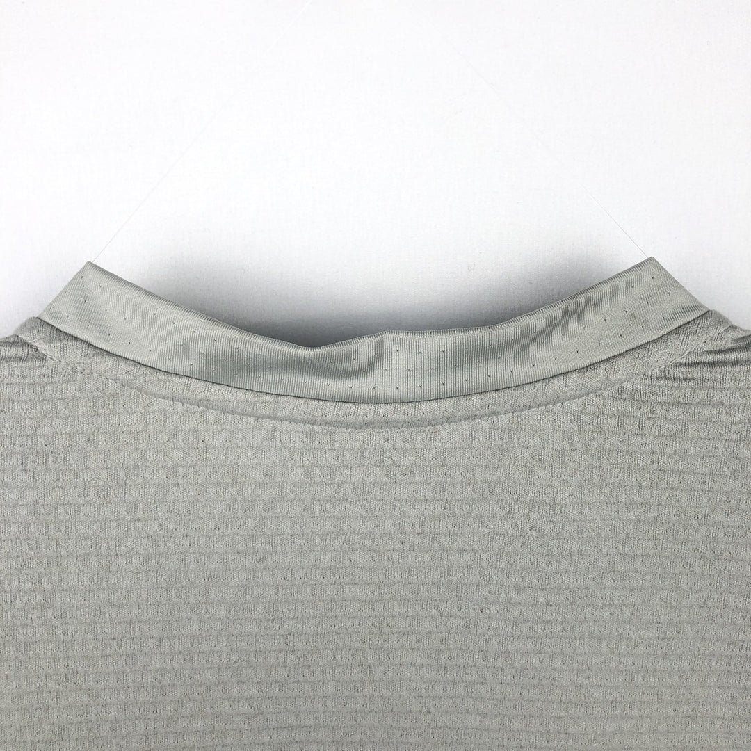 Nike Golf V-Neck Vest, Men's Size L (approx.) polyester gray type Vintage Second Hand