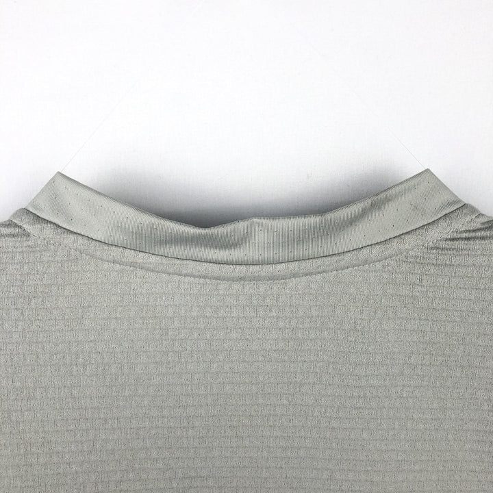 Nike Golf V-Neck Vest, Men's Size L (approx.) polyester gray type Vintage Second Hand