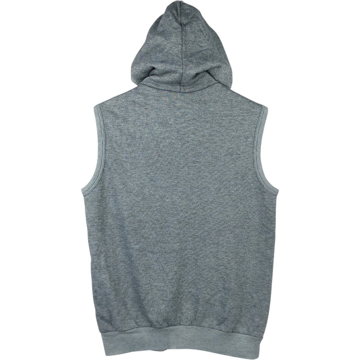 70s-80'S Sportswear Hoodie Vest, Made in USA, Men's Size L (approx.), Vintage acrylic gray type Vintage Second Hand