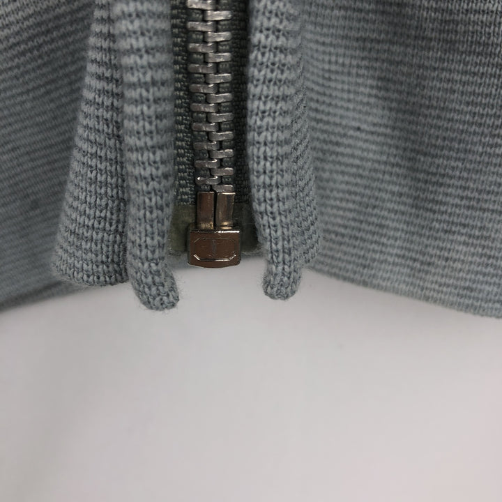 70s-80'S Sportswear Hoodie Vest, Made in USA, Men's Size L (approx.), Vintage acrylic gray type Vintage Second Hand