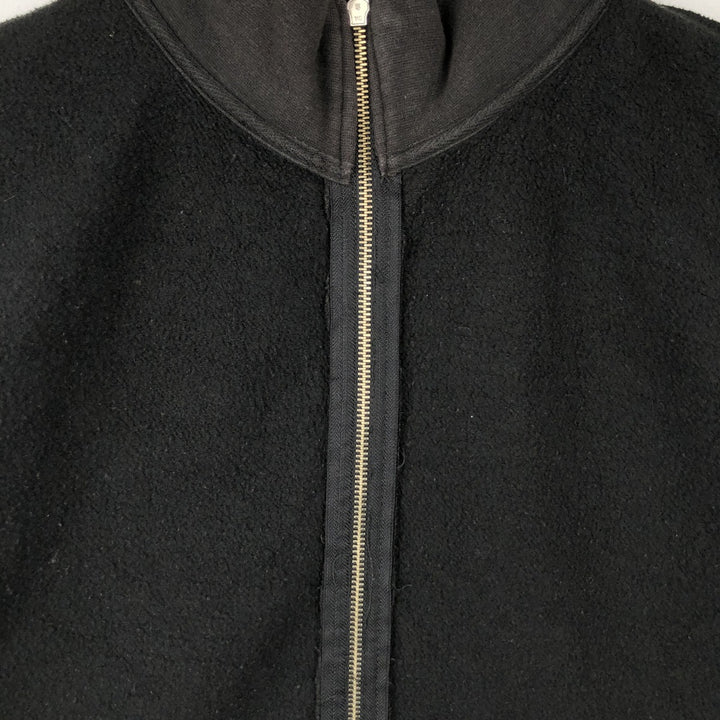 Harley-Davidson Open-Front Sweat Vest, Men's Size L (approx.) cotton black type Vintage Second Hand