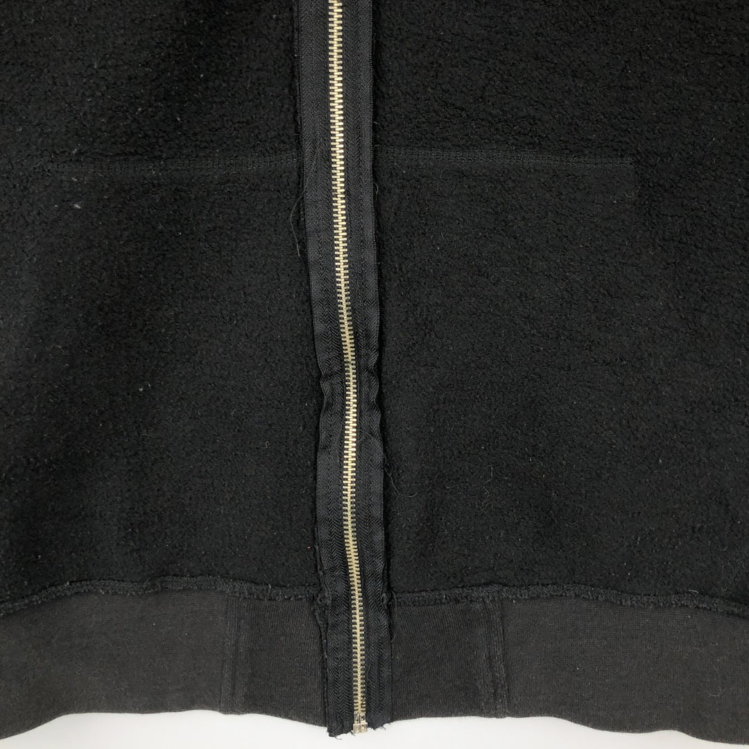 Harley-Davidson Open-Front Sweat Vest, Men's Size L (approx.) cotton black type Vintage Second Hand