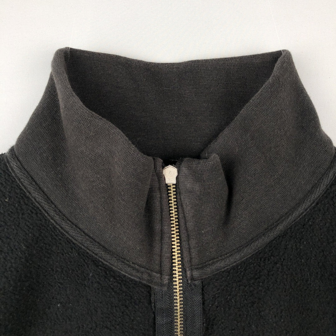 Harley-Davidson Open-Front Sweat Vest, Men's Size L (approx.) cotton black type Vintage Second Hand