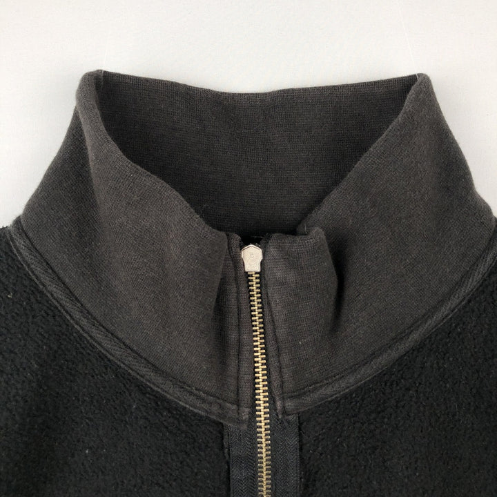 Harley-Davidson Open-Front Sweat Vest, Men's Size L (approx.) cotton black type Vintage Second Hand
