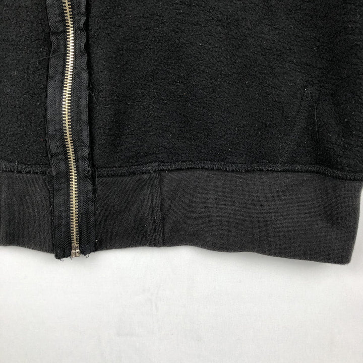 Harley-Davidson Open-Front Sweat Vest, Men's Size L (approx.) cotton black type Vintage Second Hand