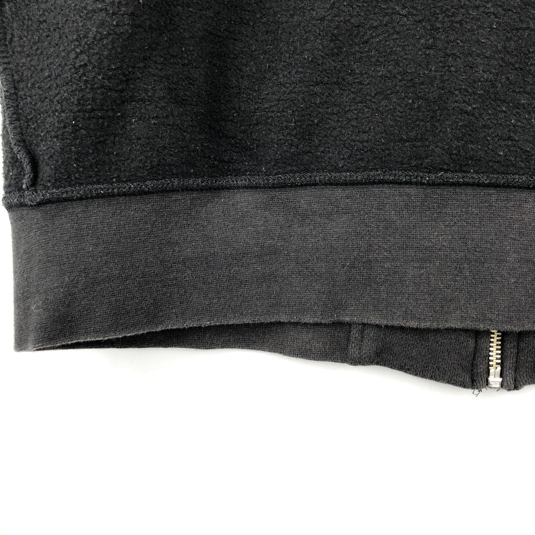 Harley-Davidson Open-Front Sweat Vest, Men's Size L (approx.) cotton black type Vintage Second Hand