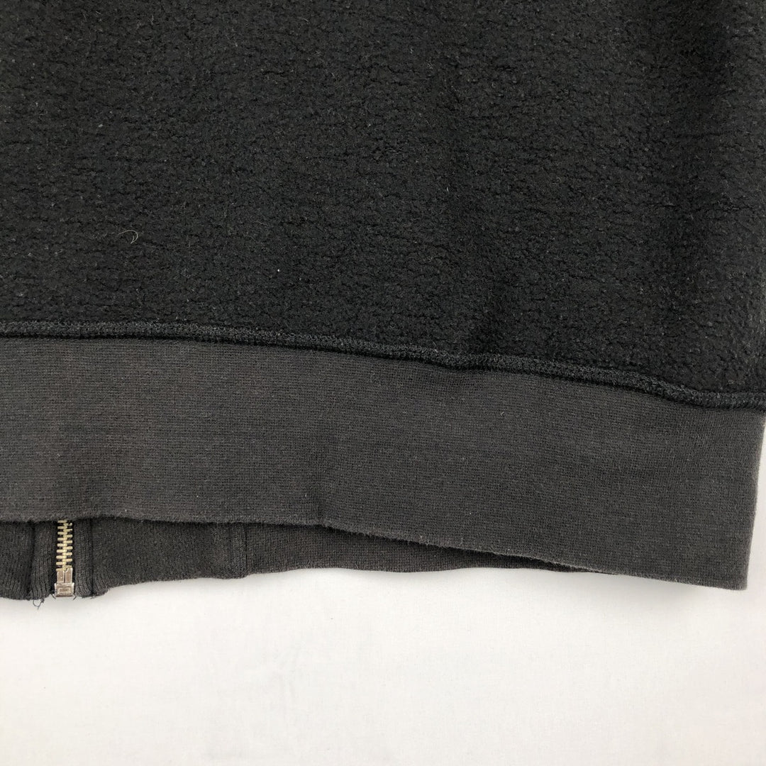 Harley-Davidson Open-Front Sweat Vest, Men's Size L (approx.) cotton black type Vintage Second Hand