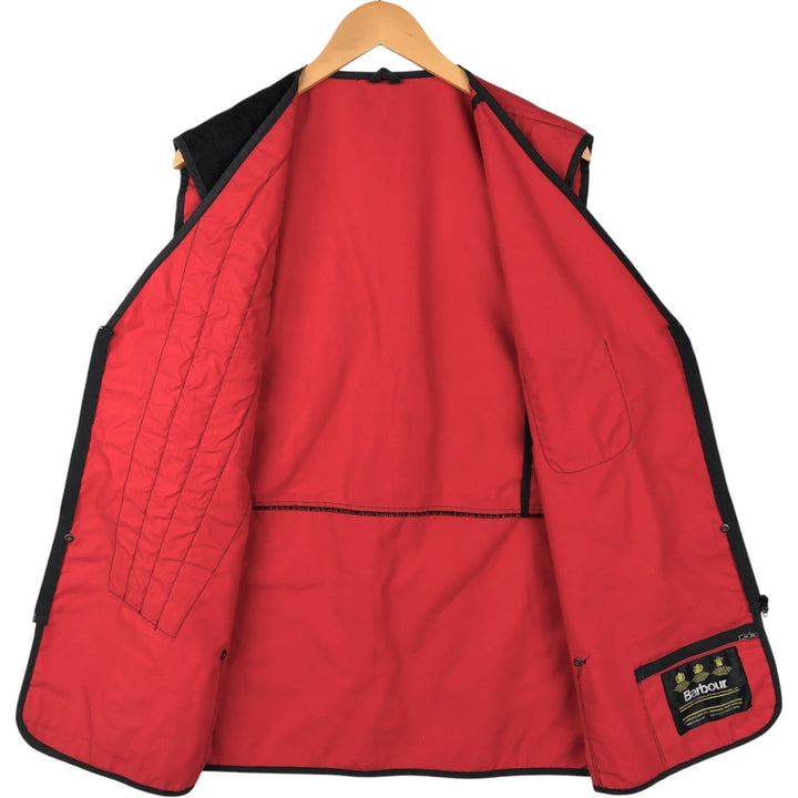 Barbour Shooting Vest, Front Opening, Men's Size XL (approx.) unclear red type Vintage Second Hand
