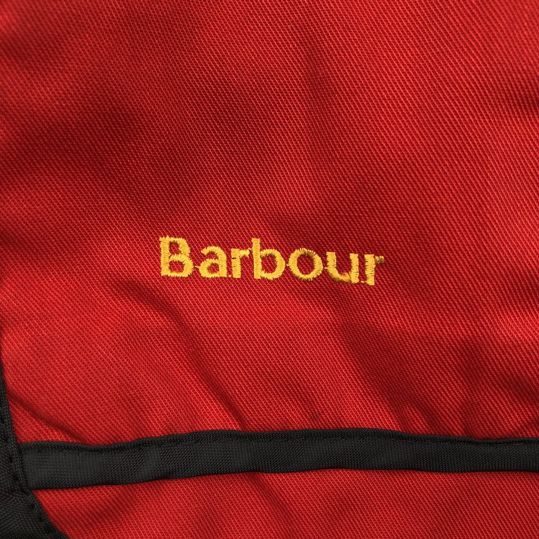 Barbour Shooting Vest, Front Opening, Men's Size XL (approx.) unclear red type Vintage Second Hand