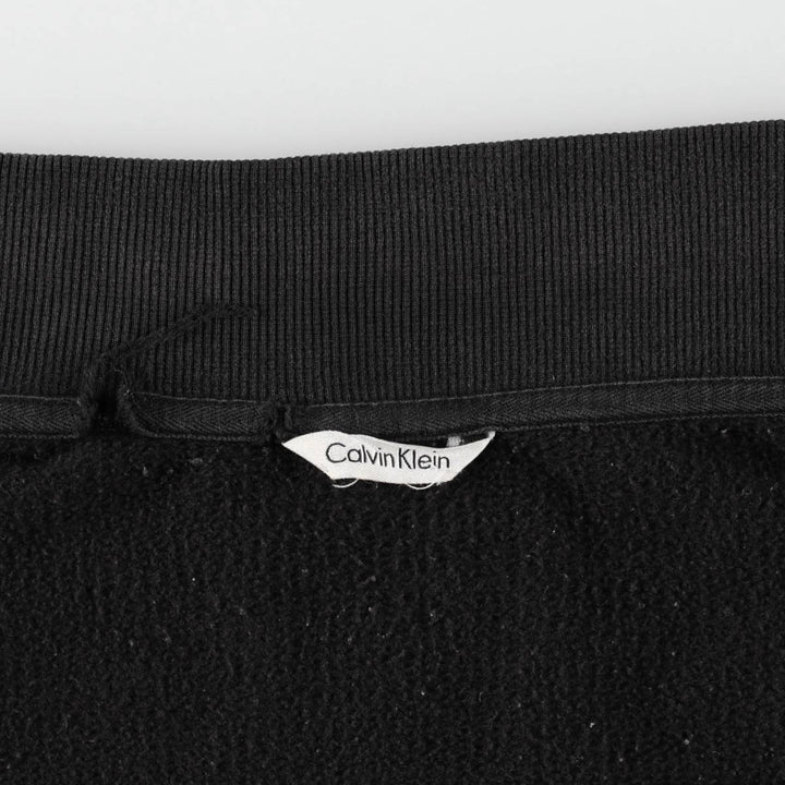 Calvin Klein pique cotton vest, men's size XL (approx.) cotton black type Vintage Second Hand