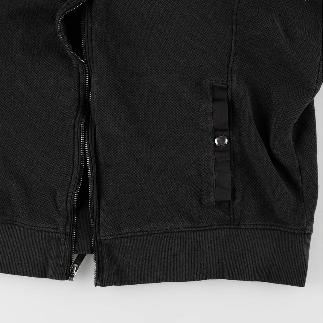 Calvin Klein pique cotton vest, men's size XL (approx.) cotton black type Vintage Second Hand