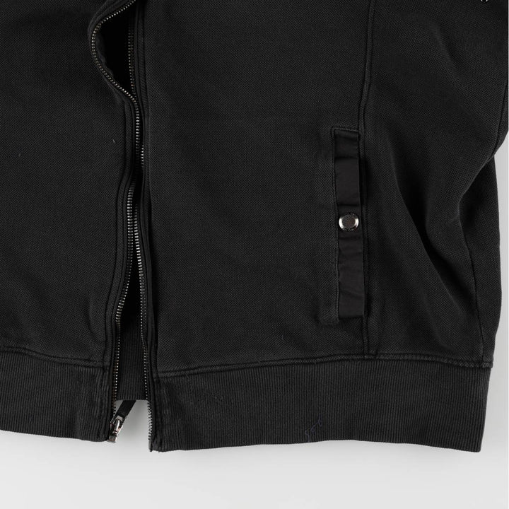 Calvin Klein pique cotton vest, men's size XL (approx.) cotton black type Vintage Second Hand