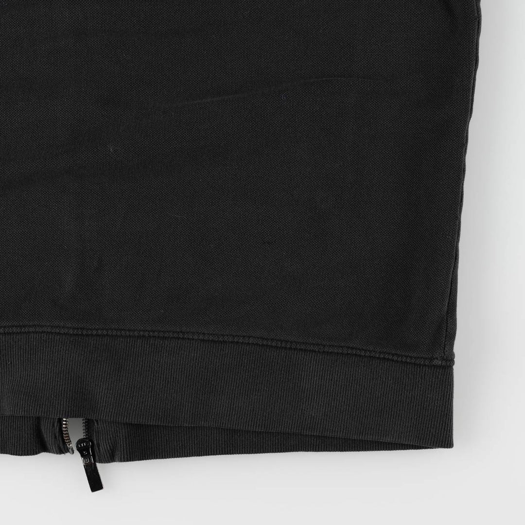 Calvin Klein pique cotton vest, men's size XL (approx.) cotton black type Vintage Second Hand