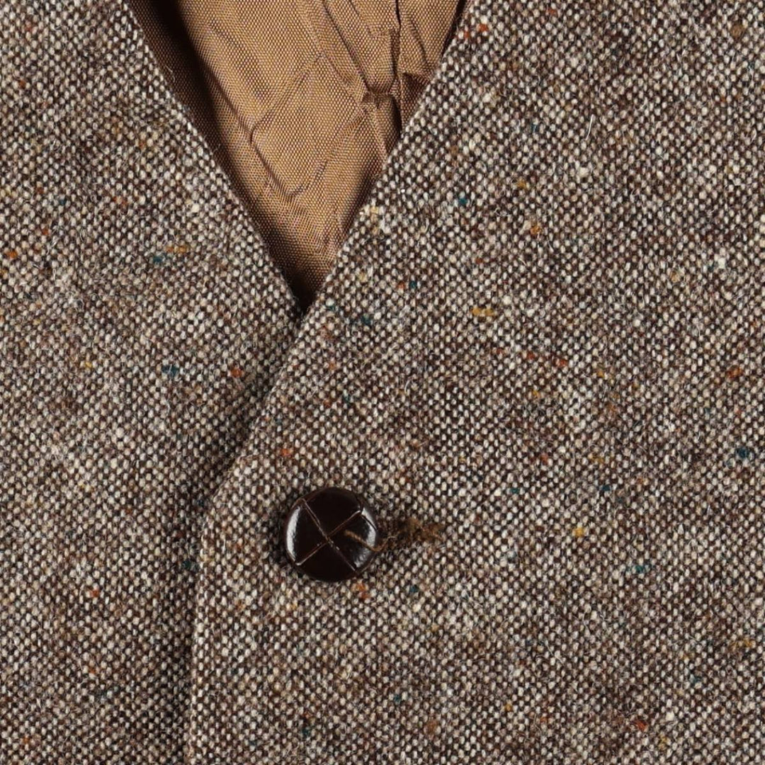 70s-80'S Levi's TAILORED FOR MEN Color Nep Vest Suit Vest Men's Size S (Equivalent) Vintage unclear Beige type Vintage Second Hand