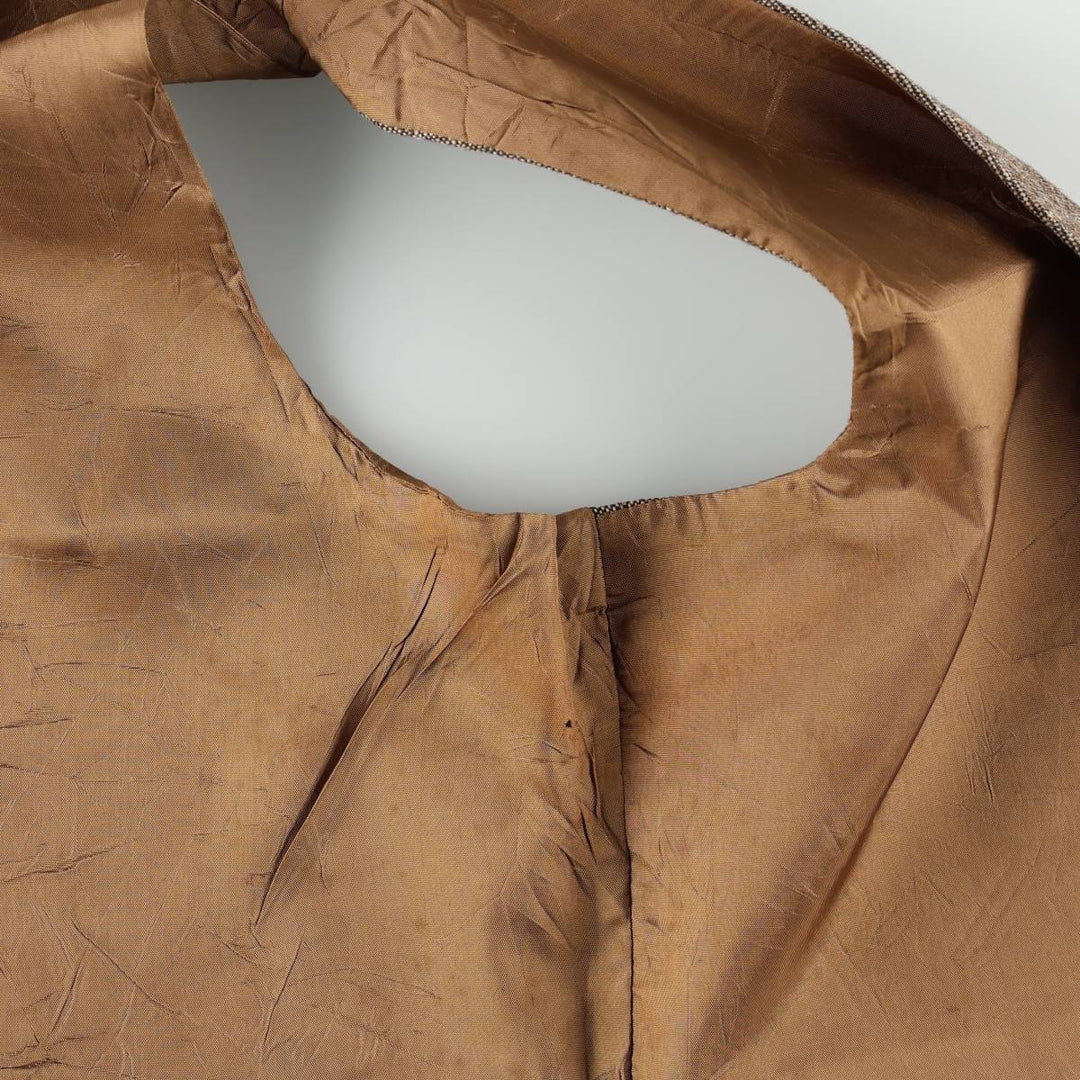 70s-80'S Levi's TAILORED FOR MEN Color Nep Vest Suit Vest Men's Size S (Equivalent) Vintage unclear Beige type Vintage Second Hand