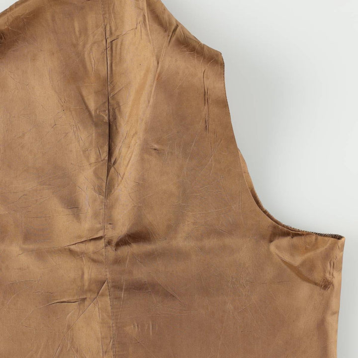 70s-80'S Levi's TAILORED FOR MEN Color Nep Vest Suit Vest Men's Size S (Equivalent) Vintage unclear Beige type Vintage Second Hand