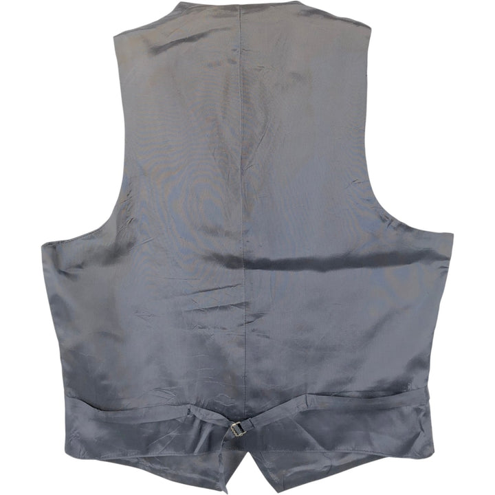 70s-80'S Levi's PANATELA Open-front Vest Suit Vest Men's Size M (Equivalent) Vintage unclear navy blue type Vintage Second Hand