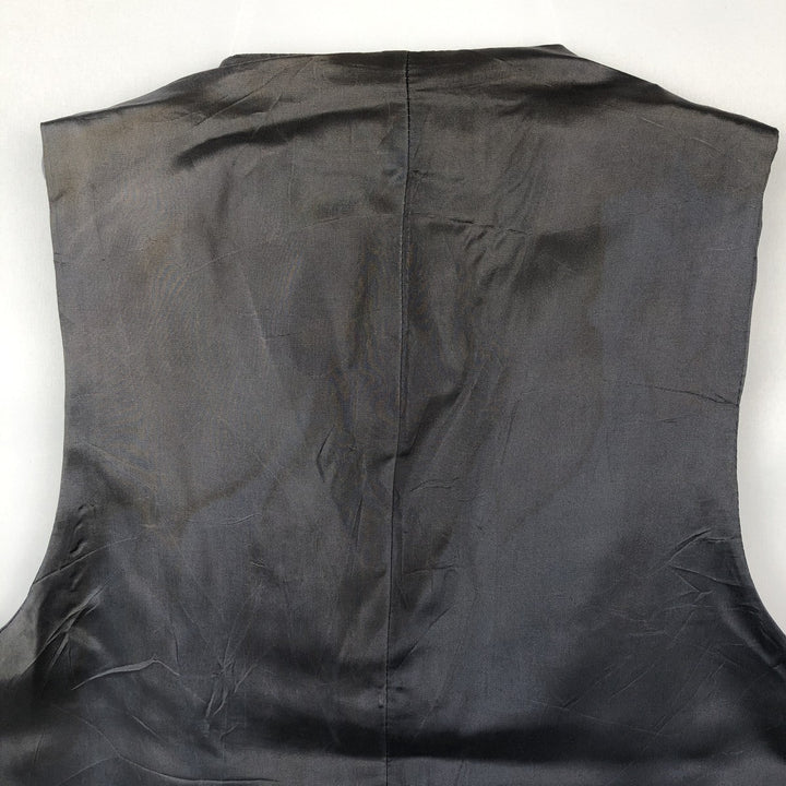 70s-80'S Levi's PANATELA Open-front Vest Suit Vest Men's Size M (Equivalent) Vintage unclear navy blue type Vintage Second Hand