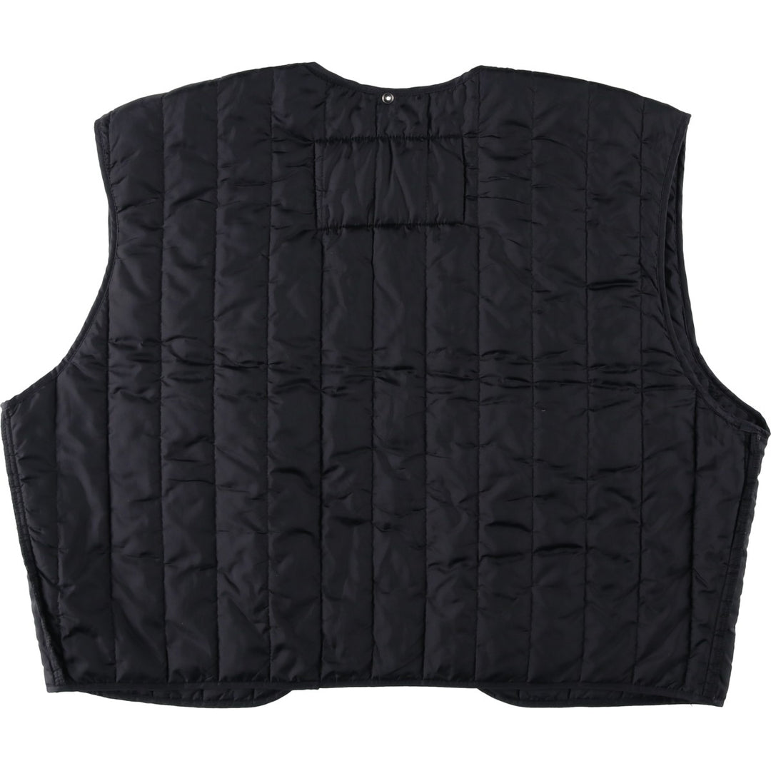 Harley-Davidson padded vest/liner vest, men's size XL equivalent. unclear black type Vintage Second Hand