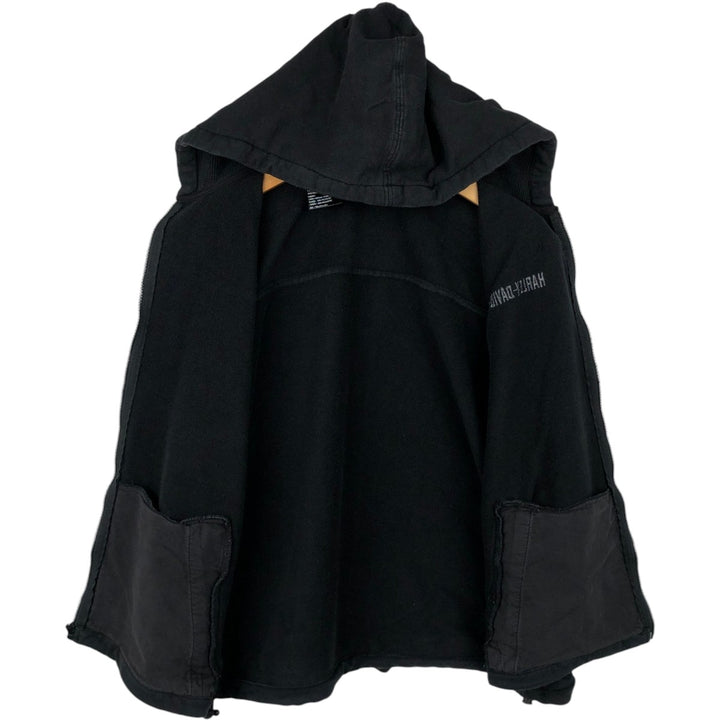 Harley-Davidson Hoodie Vest Men's XL cotton black type Vintage Second Hand