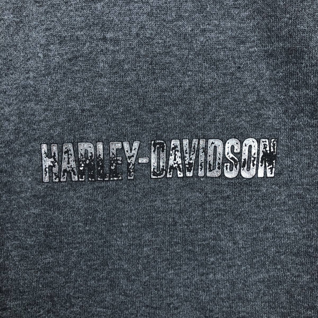 Harley-Davidson Sweat Vest, Men's Size L (approx.) unclear gray type Vintage Second Hand