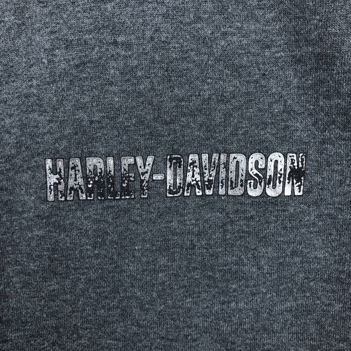 Harley-Davidson Sweat Vest, Men's Size L (approx.) unclear gray type Vintage Second Hand