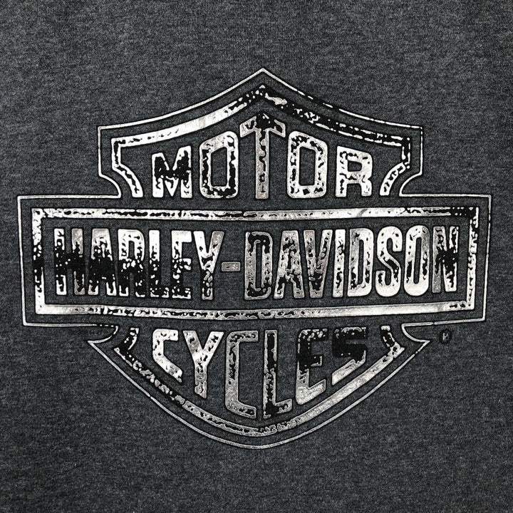 Harley-Davidson Sweat Vest, Men's Size L (approx.) unclear gray type Vintage Second Hand