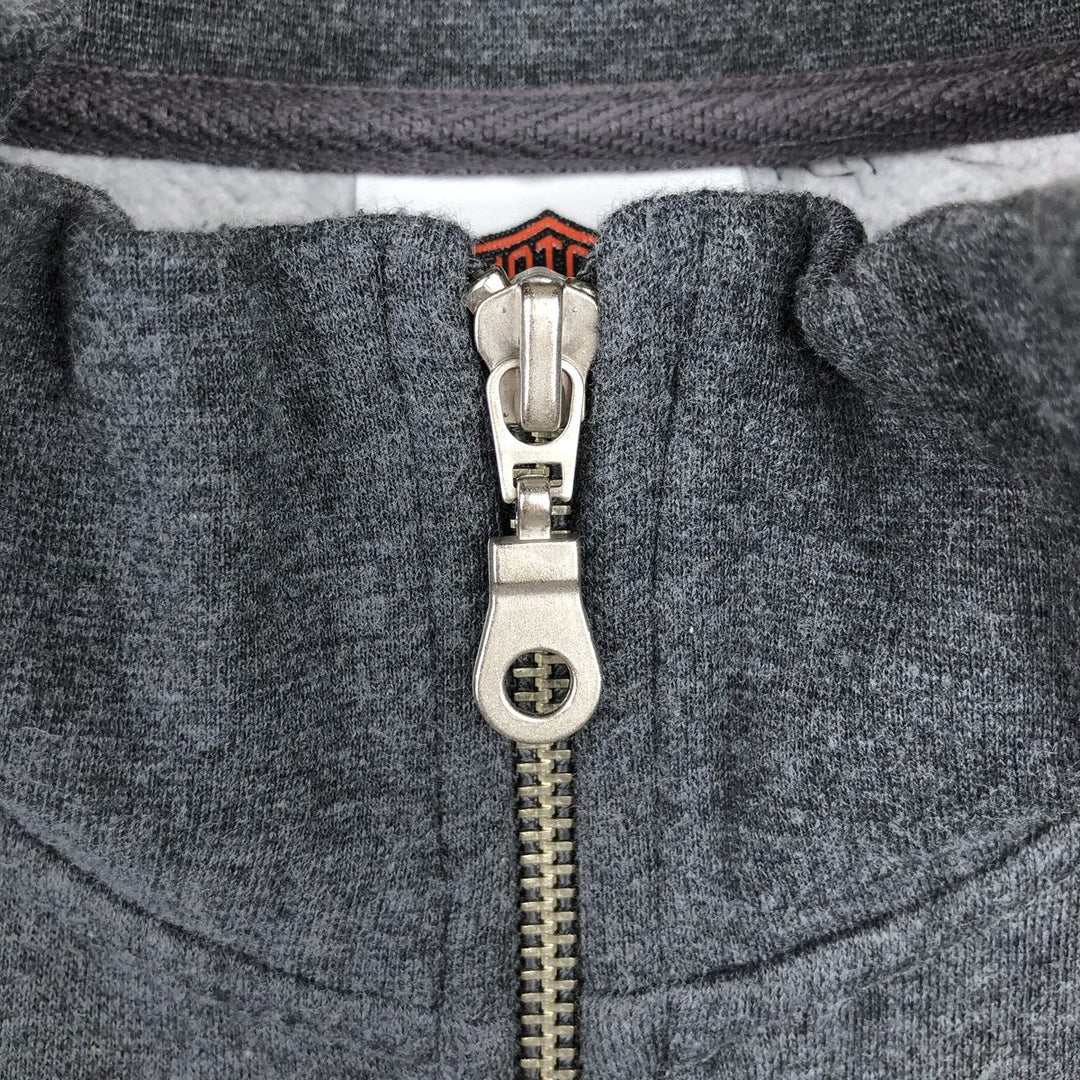 Harley-Davidson Sweat Vest, Men's Size L (approx.) unclear gray type Vintage Second Hand