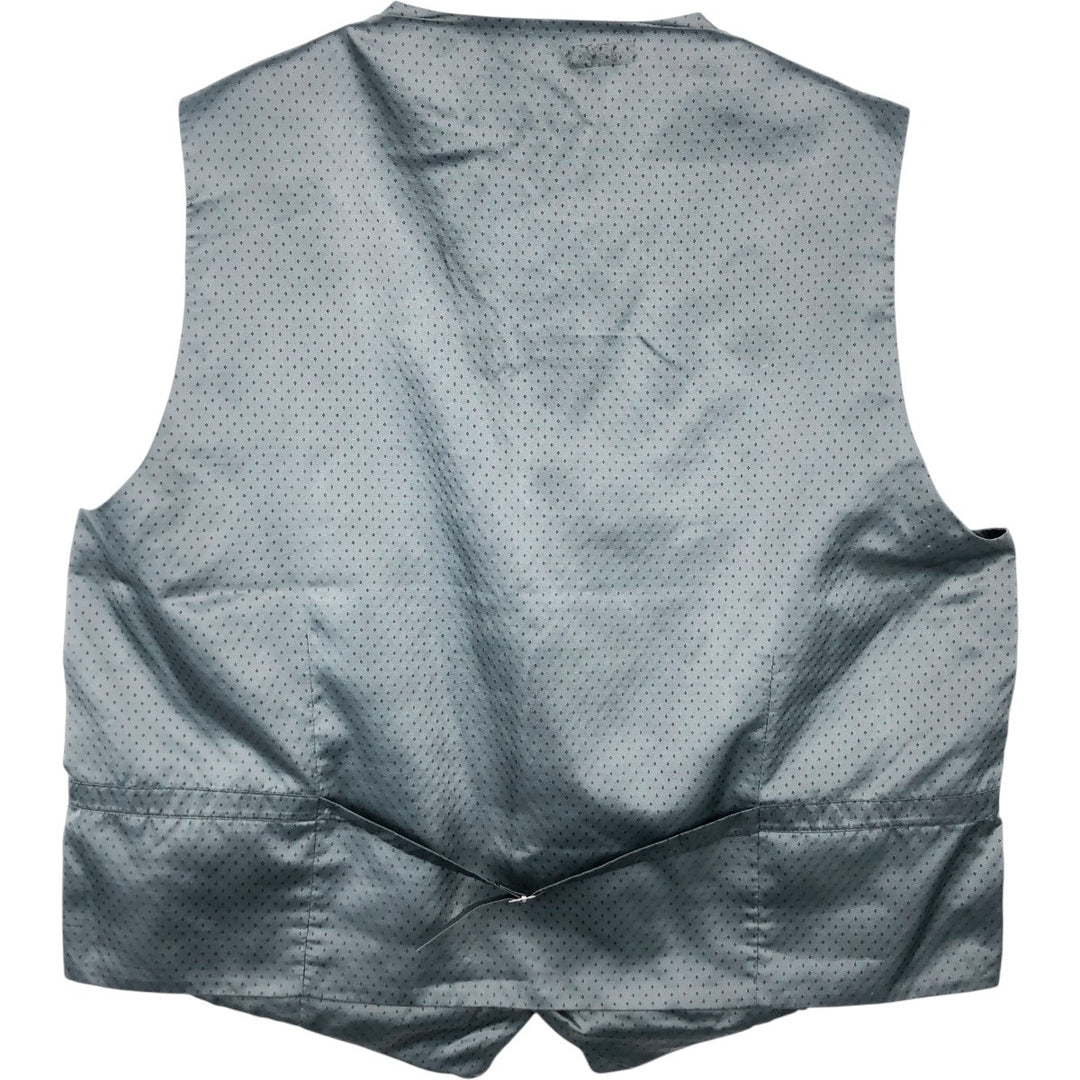 Harris Tweed wool vest, open front, size XXL (equivalent to men's XXL). wool gray type Vintage Second Hand