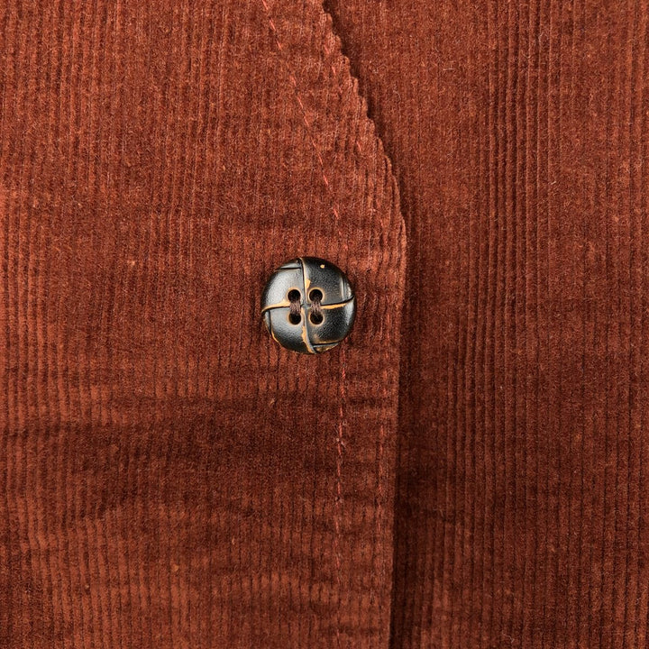 70s-80'S Levi's PANATELA Corduroy Vest, Open Front, Men's Size S (Equivalent), Vintage unclear brown type Vintage Second Hand