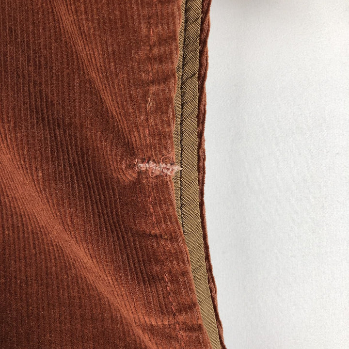 70s-80'S Levi's PANATELA Corduroy Vest, Open Front, Men's Size S (Equivalent), Vintage unclear brown type Vintage Second Hand