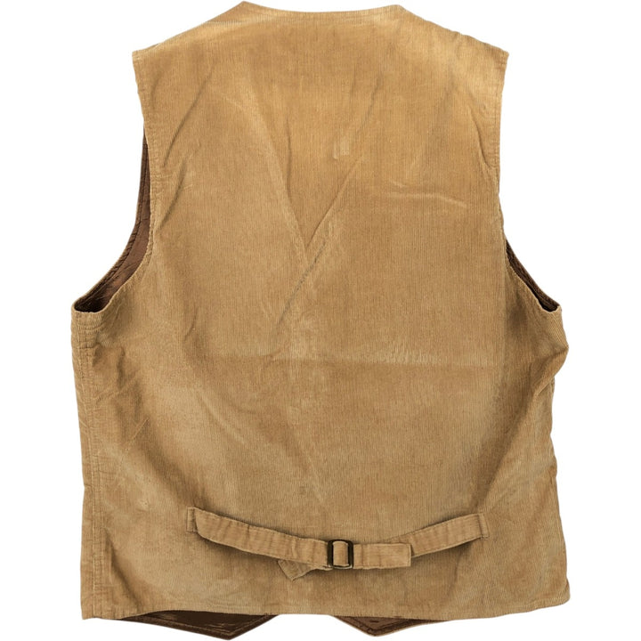 1970'S Levi's PANATELA Corduroy Vest, Open Front, Men's Size M (Equivalent), Vintage unclear Beige type Vintage Second Hand