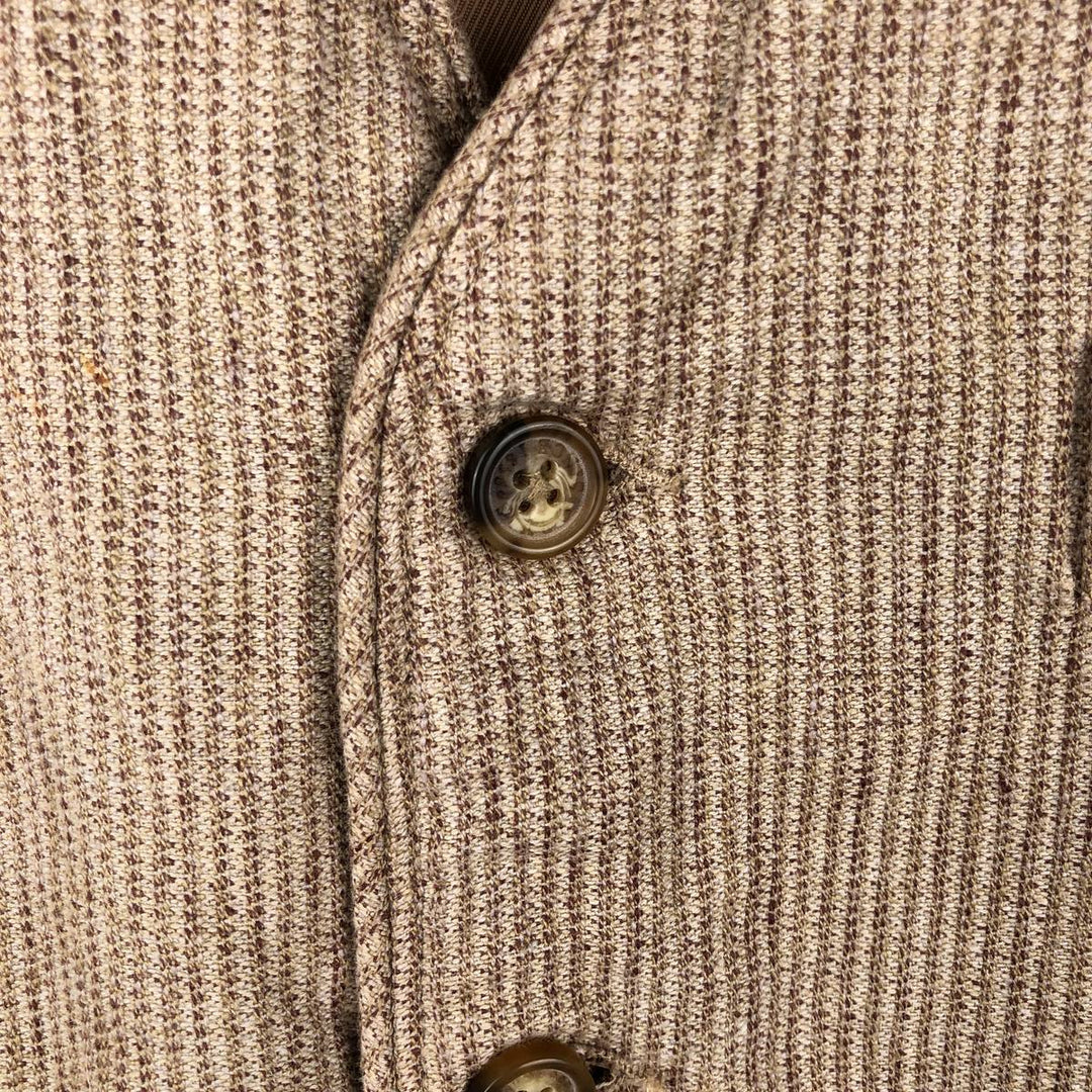 90s-00'S Orvis hemp x cotton vest, men's size L (approx.) cotton Beige type Vintage Second Hand