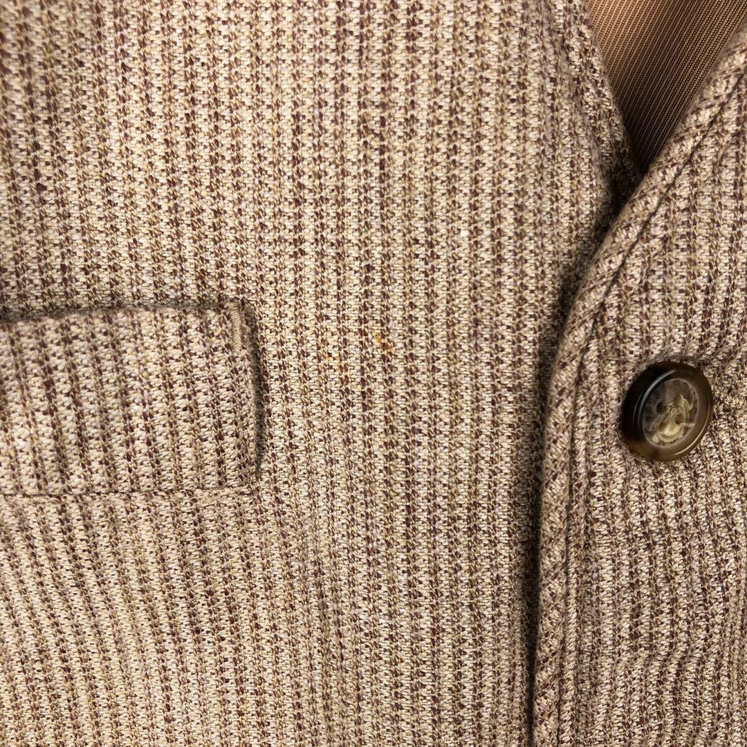 90s-00'S Orvis hemp x cotton vest, men's size L (approx.) cotton Beige type Vintage Second Hand