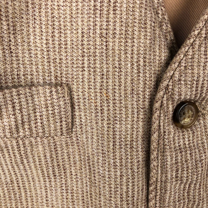 90s-00'S Orvis hemp x cotton vest, men's size L (approx.) cotton Beige type Vintage Second Hand