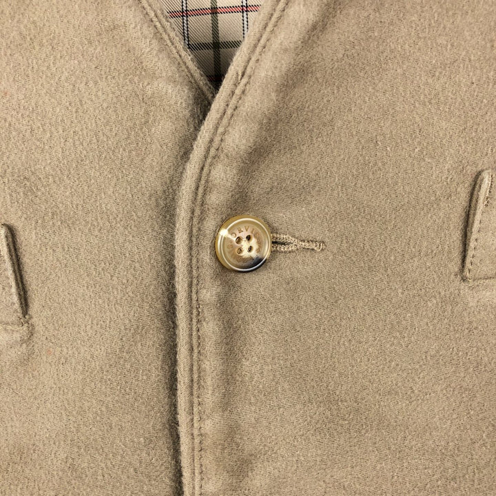 90s-00'S Orvis cotton vest, men's size L (approx.) cotton Khaki type beige Vintage Second Hand