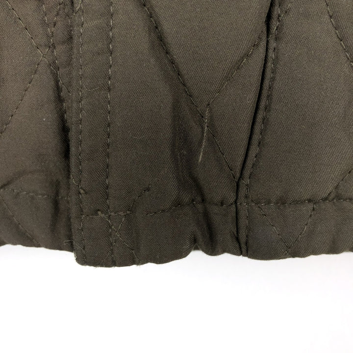 Bonart Quilted Vest, Men's Size L polyester Khaki type Vintage Second Hand