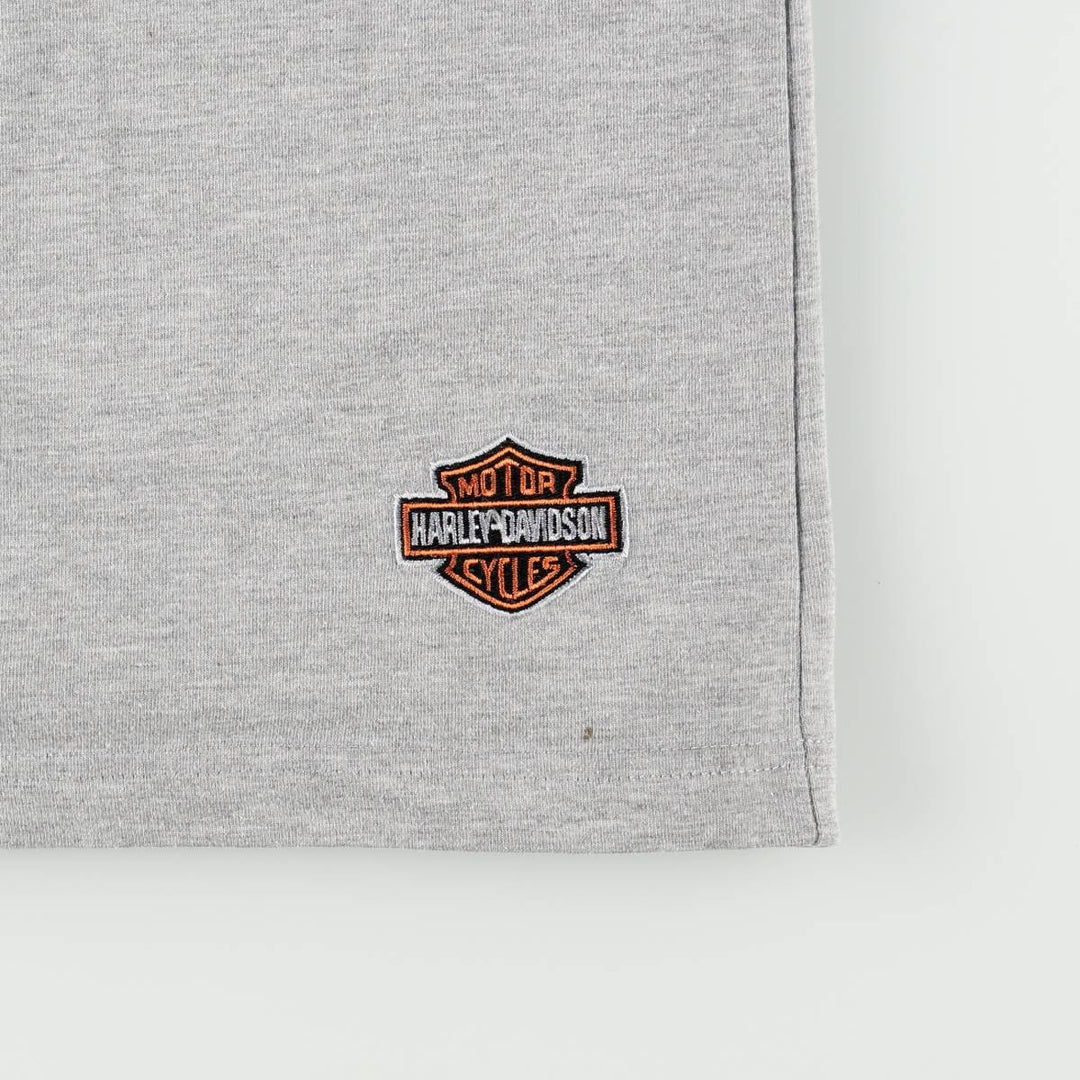 Harley-Davidson Sleeveless Game Shirt Baseball Shirt Men's Size L (approx.) polyester gray type Vintage Second Hand
