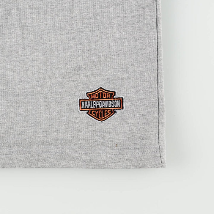 Harley-Davidson Sleeveless Game Shirt Baseball Shirt Men's Size L (approx.) polyester gray type Vintage Second Hand