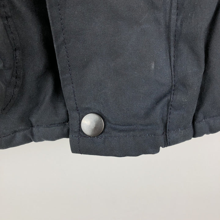 Bearwood Waxed Cotton Oiled Vest, Padded, Front Opening, Men's Size M cotton navy blue type Vintage Second Hand
