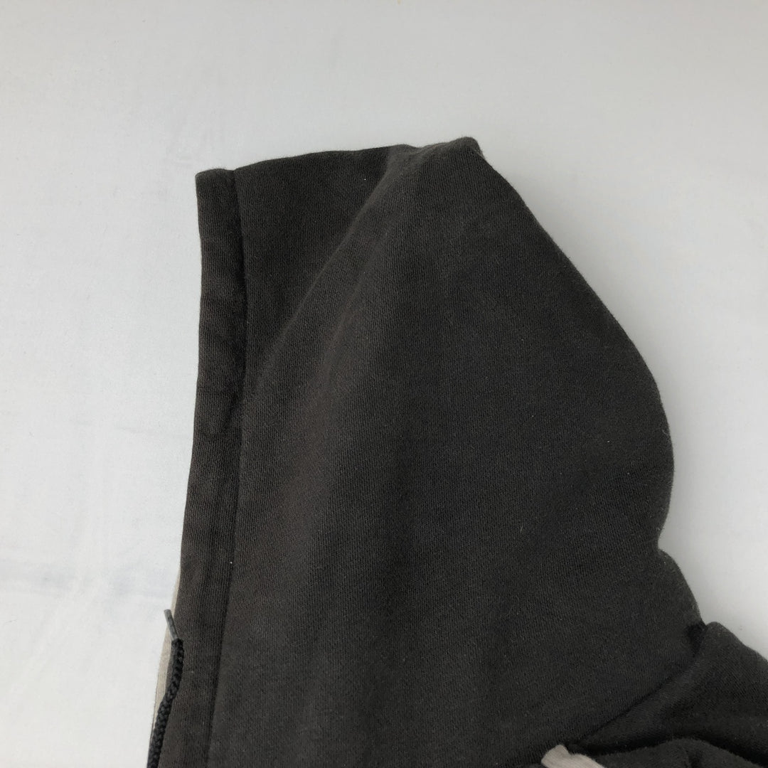 90'S Adidas Reversible Front-Opening Hoodie Vest, Men's XXL (approx.), Vintage cotton gray type Vintage Second Hand