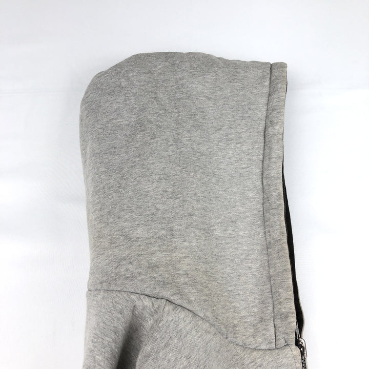 90'S Adidas Reversible Front-Opening Hoodie Vest, Men's XXL (approx.), Vintage cotton gray type Vintage Second Hand