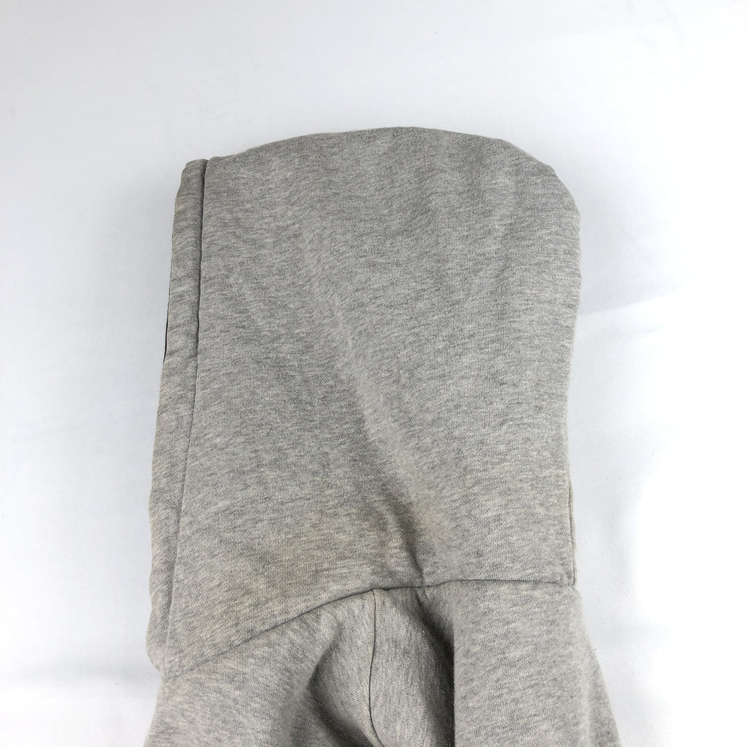 90'S Adidas Reversible Front-Opening Hoodie Vest, Men's XXL (approx.), Vintage cotton gray type Vintage Second Hand