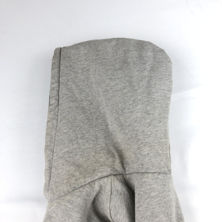90'S Adidas Reversible Front-Opening Hoodie Vest, Men's XXL (approx.), Vintage cotton gray type Vintage Second Hand