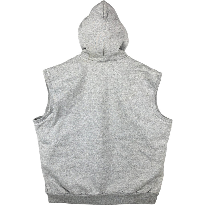 Carhartt Hoodie Vest, Men's Size XL unclear gray type Vintage Second Hand