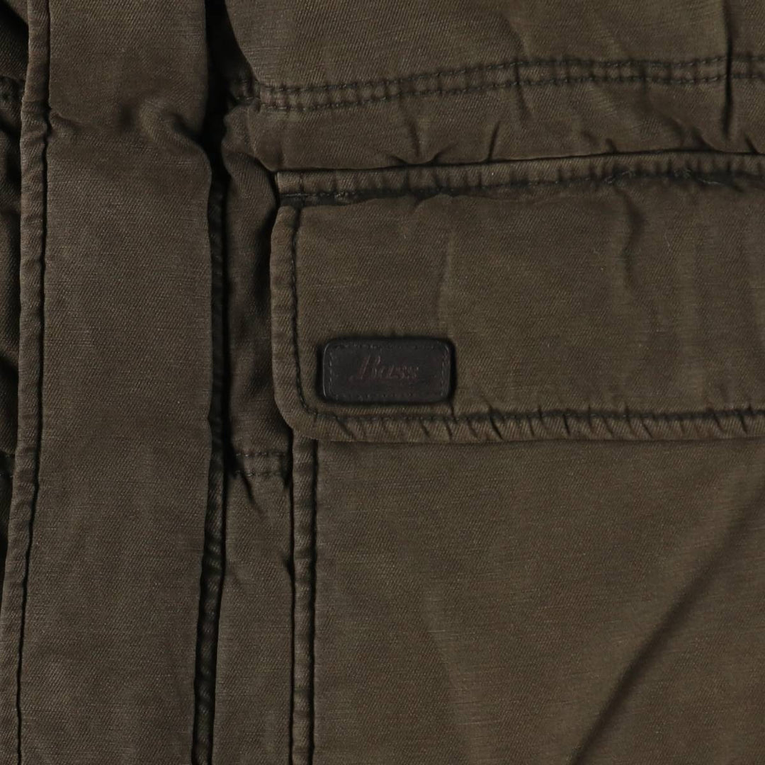 GHBass BASS Padded Vest, Men's Size L (equivalent) cotton Khaki type Vintage Second Hand
